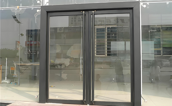 平凉玻璃地弹门